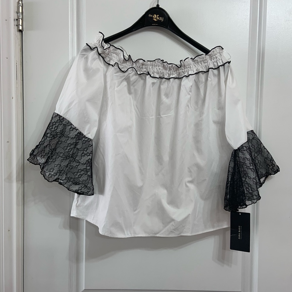 Zara Off Shoulder Top - Picture 2 of 7